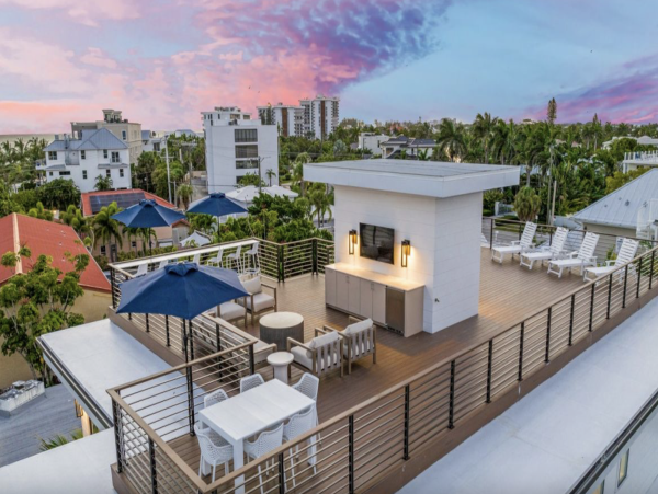 Luxury Lido Key Vacation Rental  Sarasota Beachfront Home with Rooftop Deck & Pool